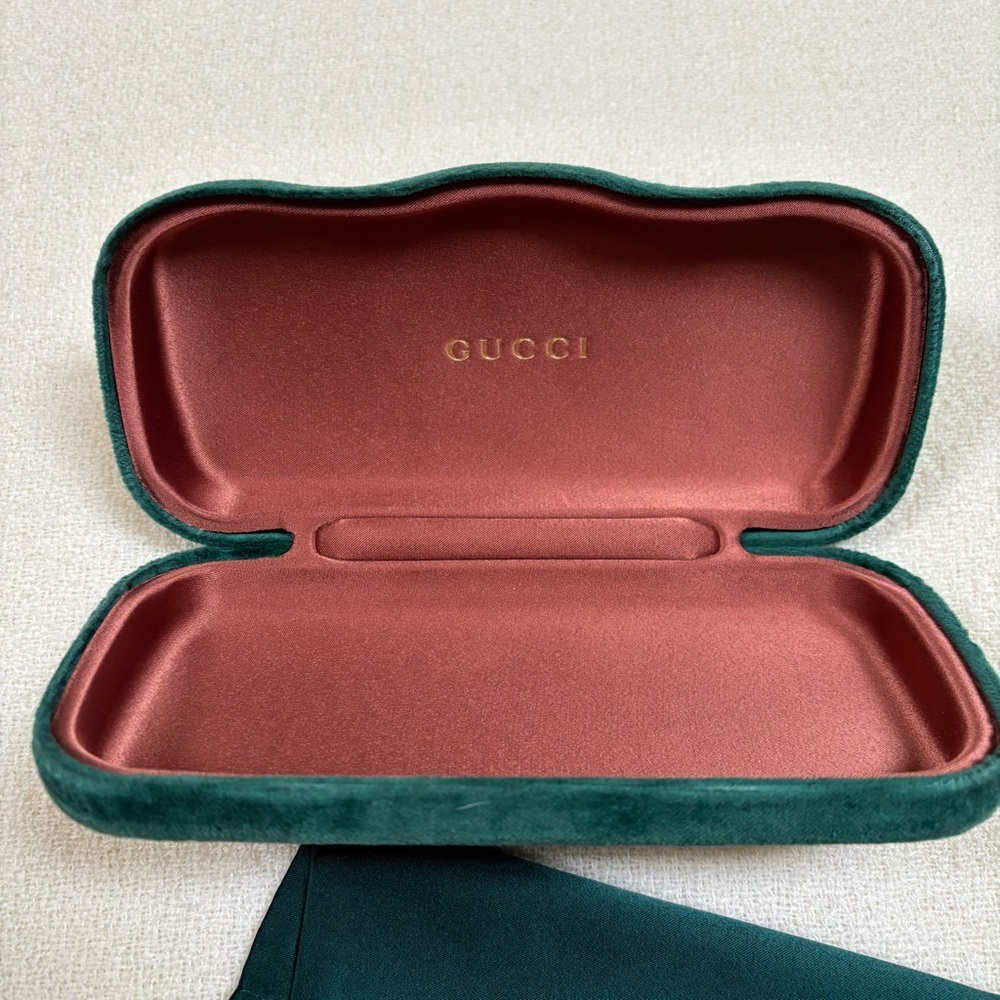 GUCCI Black Round Glasses GG0027O - Picture 14 of 16